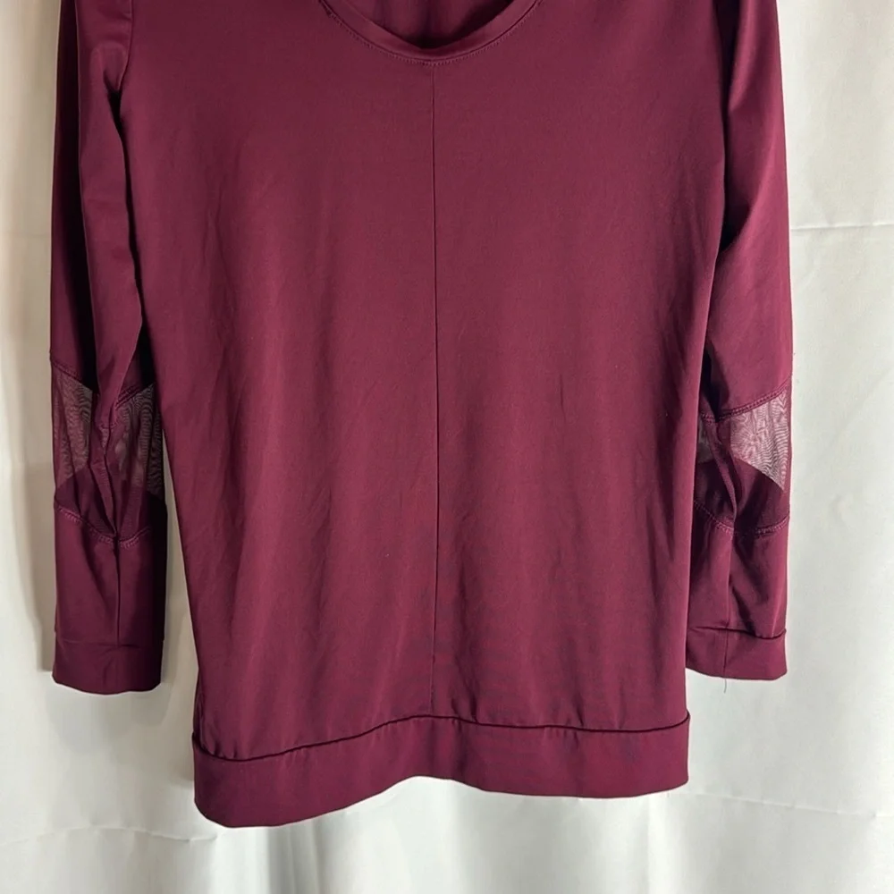 Justice maroon‎ top size 18/20